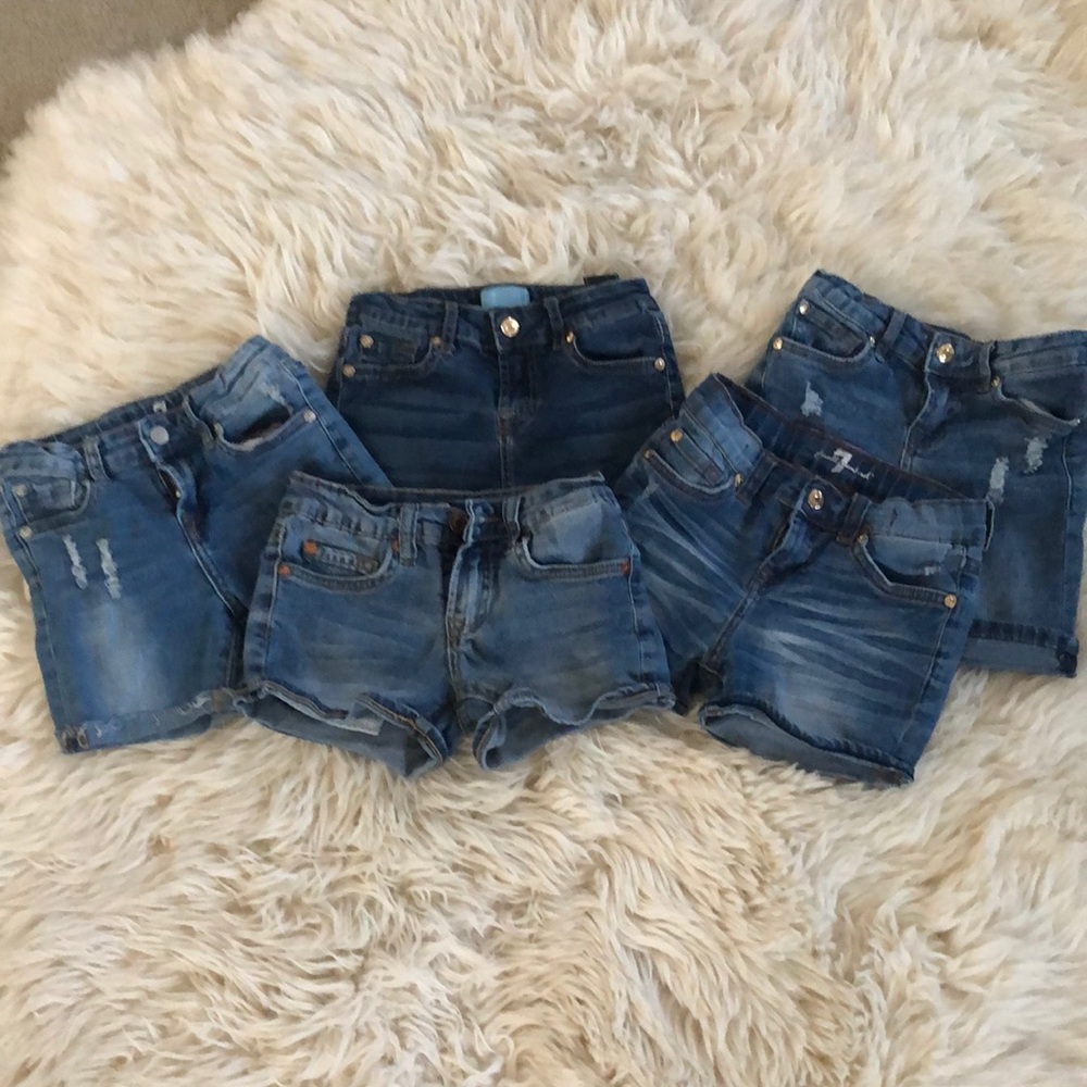 Bundle of girls 7 for all mankind shorts